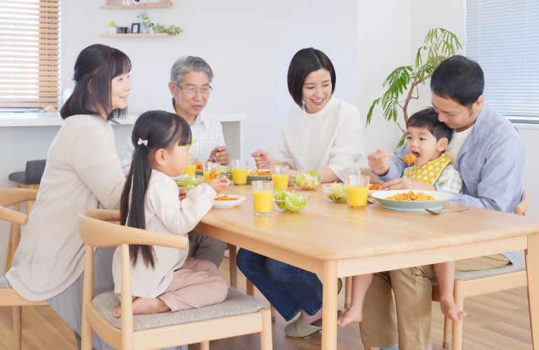 「おいしいね」が、いちばんのごちそう！