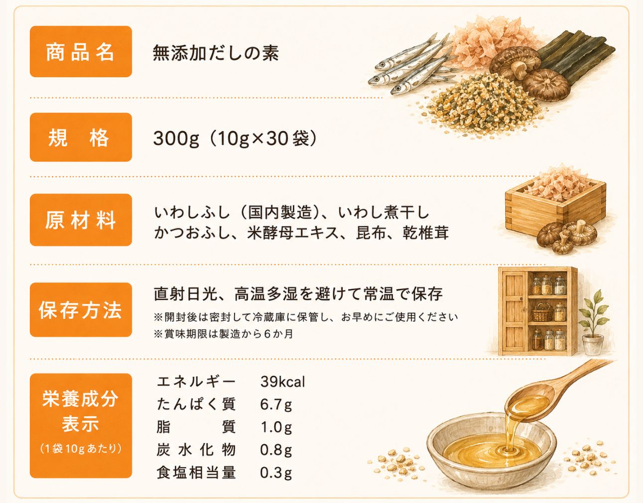 だしの素 10g×30パック