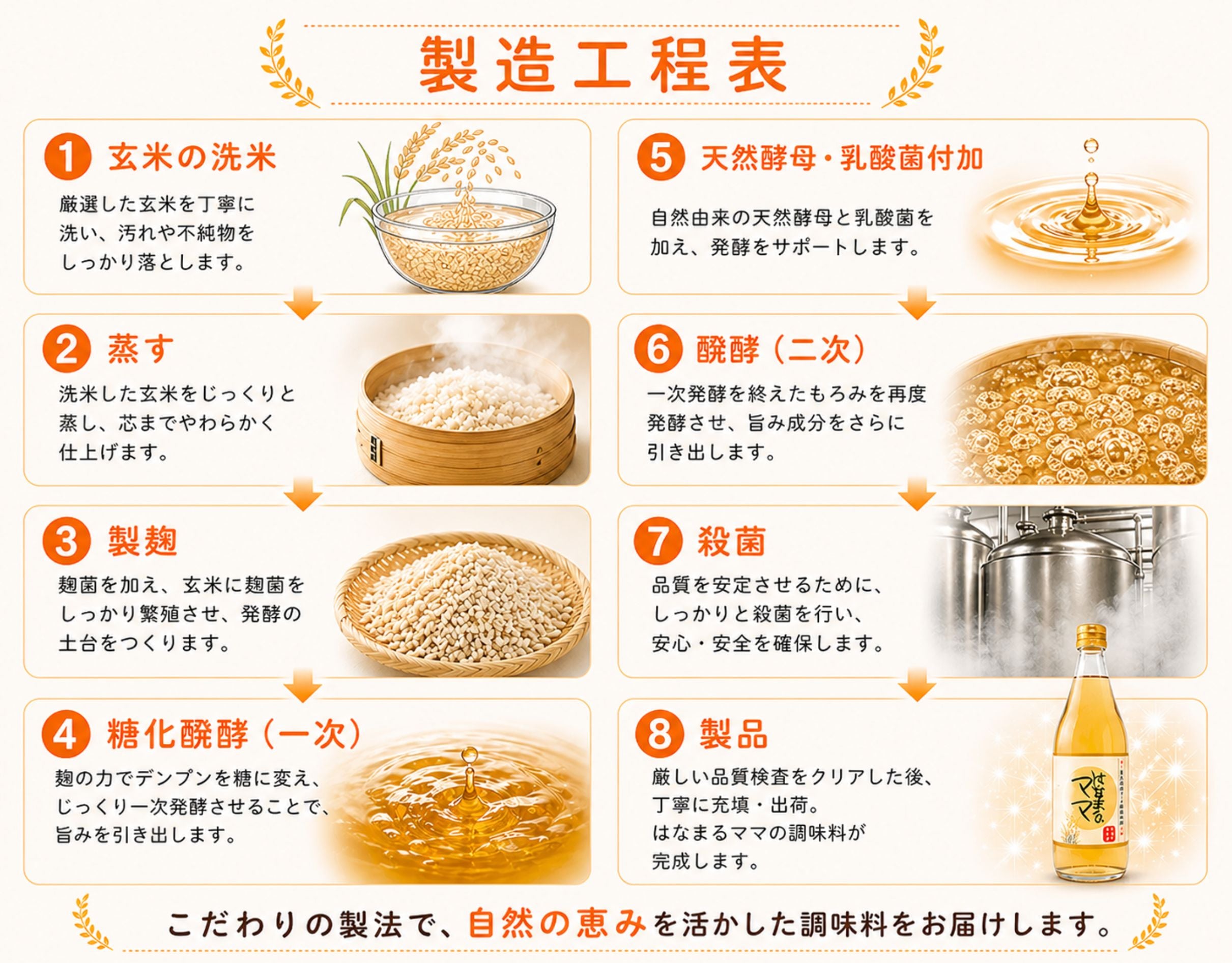 【定期】玄米醗酵アミノ酸調味料 はなまるママ