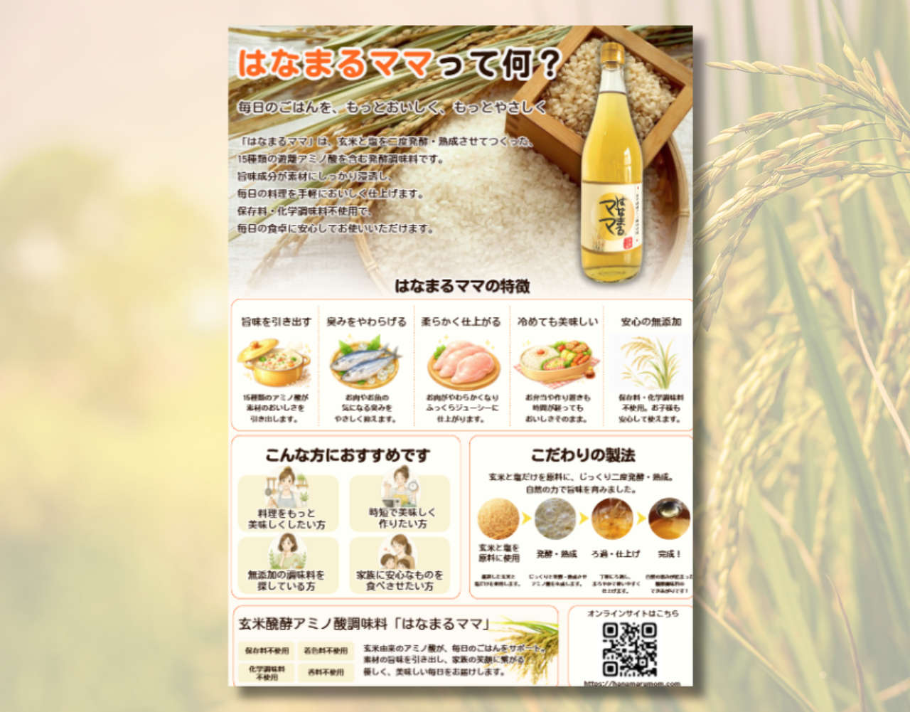 はなまるママ 新規ご案内（飲み方）