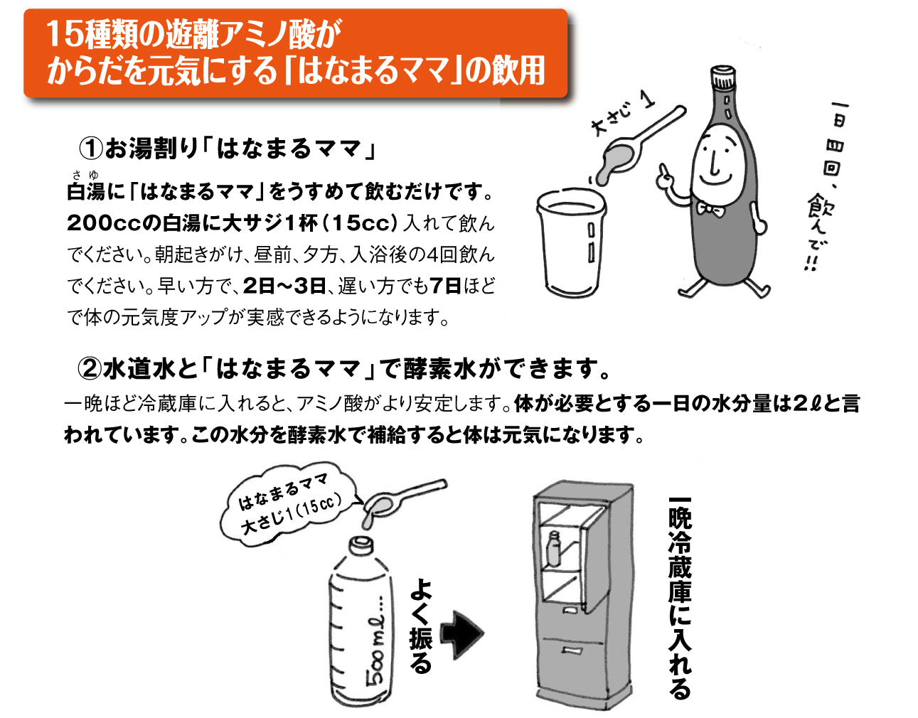 【定期】玄米醗酵アミノ酸調味料 はなまるママ